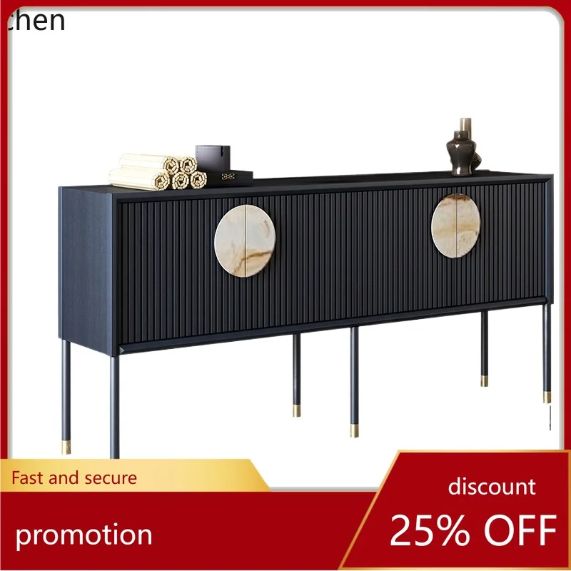 

HT Zen entrance cabinet entry foyer decorative cabinet light luxury villa storage cabinet