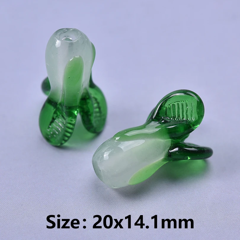 Three-Dimensional Vegetable Fruit Glass Pendant Chilli Eggplant Pumpkin Charm Pendants For Jewelry Making Keychain DIY Materials