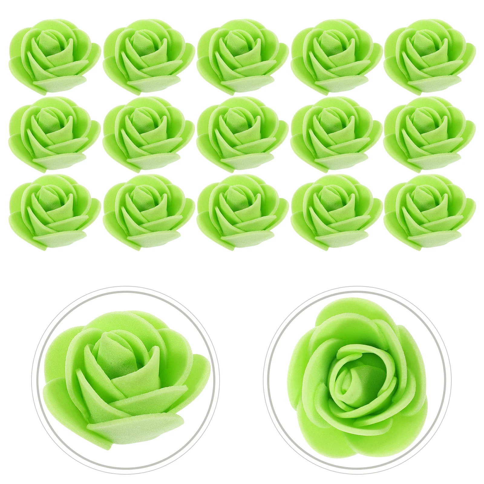

60Pcs Artificial Simulation Rose Realistic Fake Flower Decor Romantic Wedding Party DIY Bouquet Decoration Simulation Rose Decor