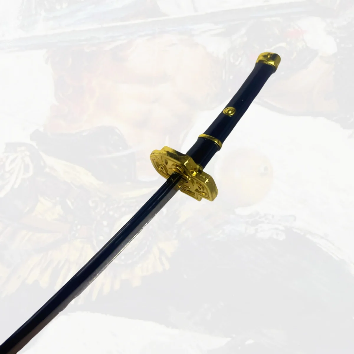 7.1 بوصة رورونوا زورو معدن كاتانا السيف الأصلي الساموراي صابر النينجا سكين اليابانية كاتانا صابر تأثيري اكسسوارات الدعامة لعبة #2