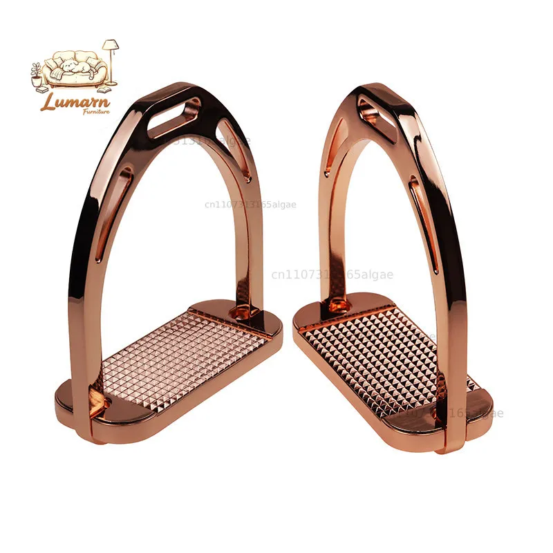 Aluminum stirrup electroplating various colors adult size knight stirrup ST3120