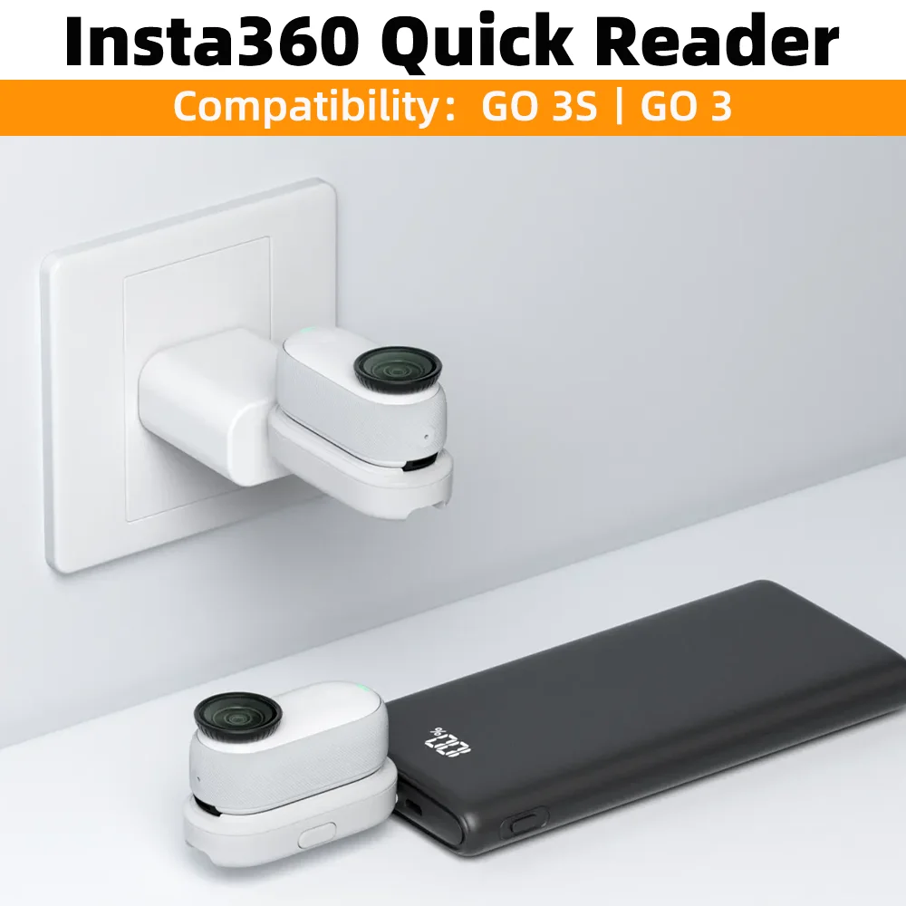 Insta360 Accessories GO 3 / GO 3S Quick Reader - Original Card Reader Fast Transfer