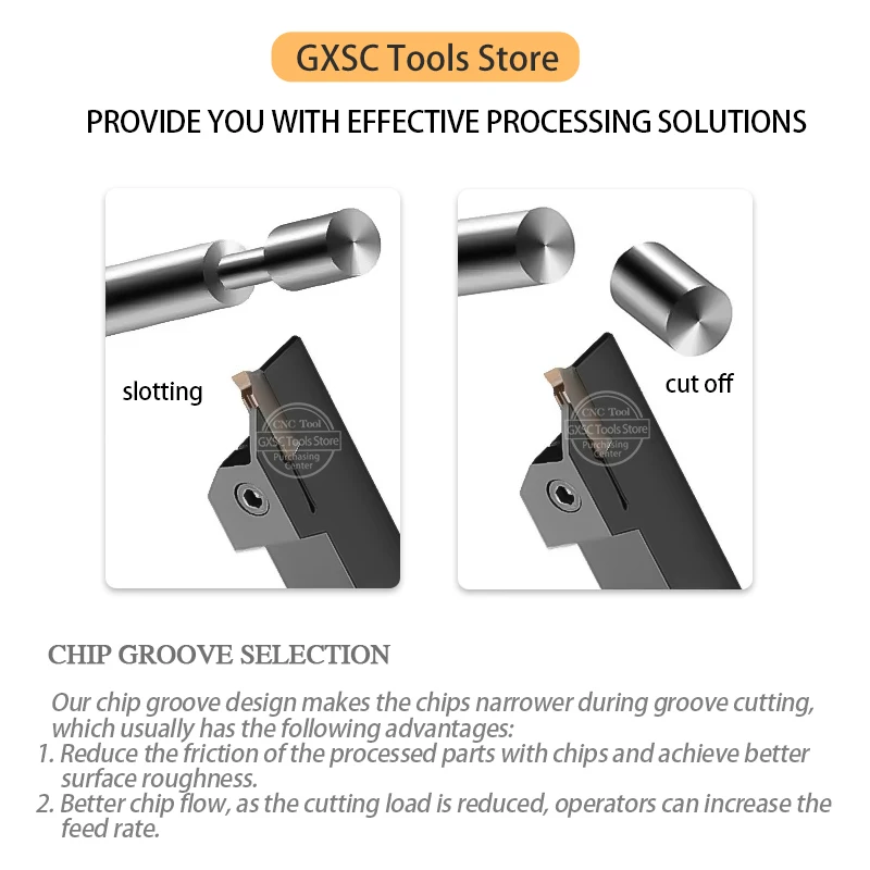 High Quality Grooving Blade MGGN080/100/150/300-JM Decimal Point Carbide Slotting Insert CNC Lathe Blade Used For Stainless Stee image 5