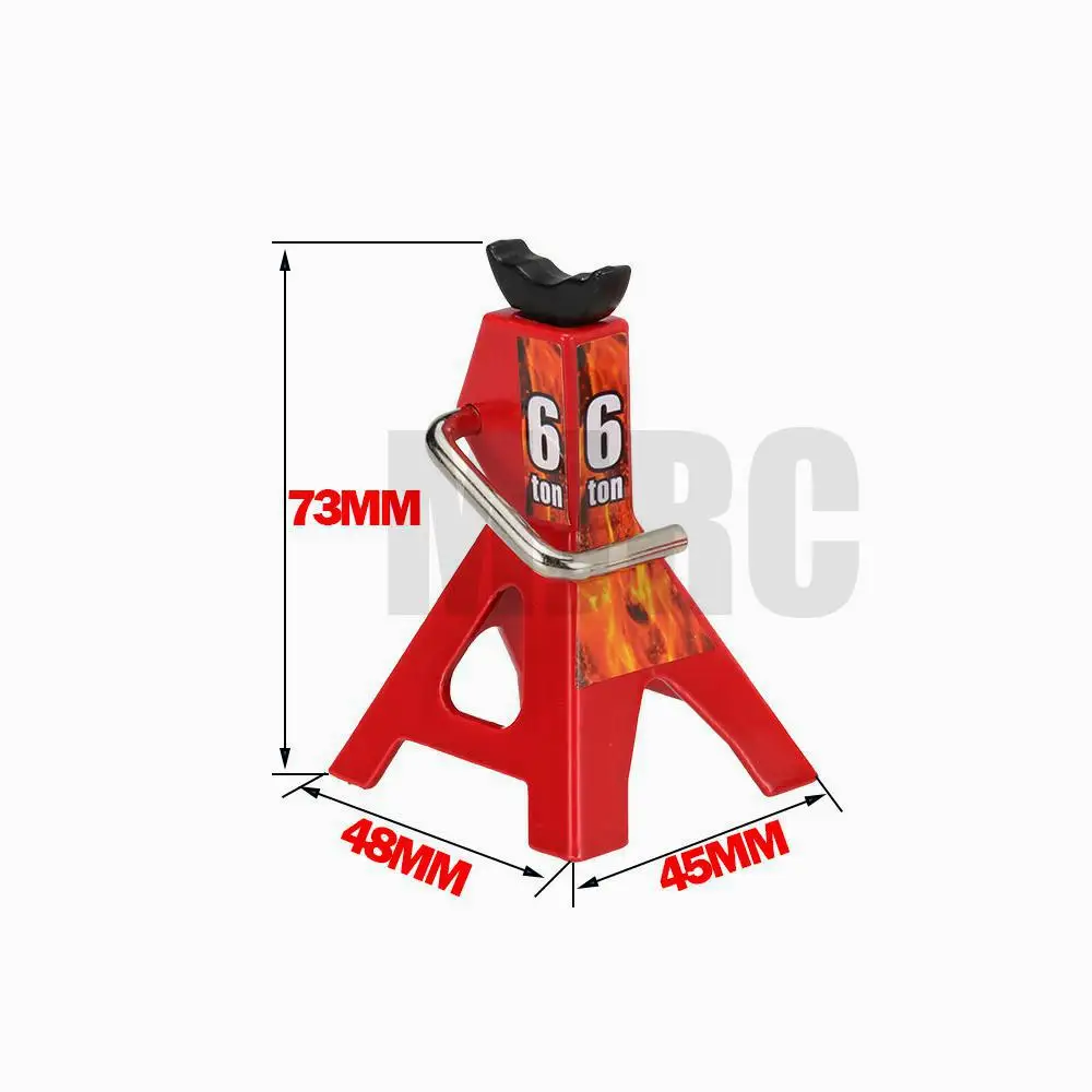 1pcs Rc Cars Metal Jack Stands Repairing Tool for 1/10 1/8 RC Crawler Car Diecasts Vehicles Model Parts Accessories Toy