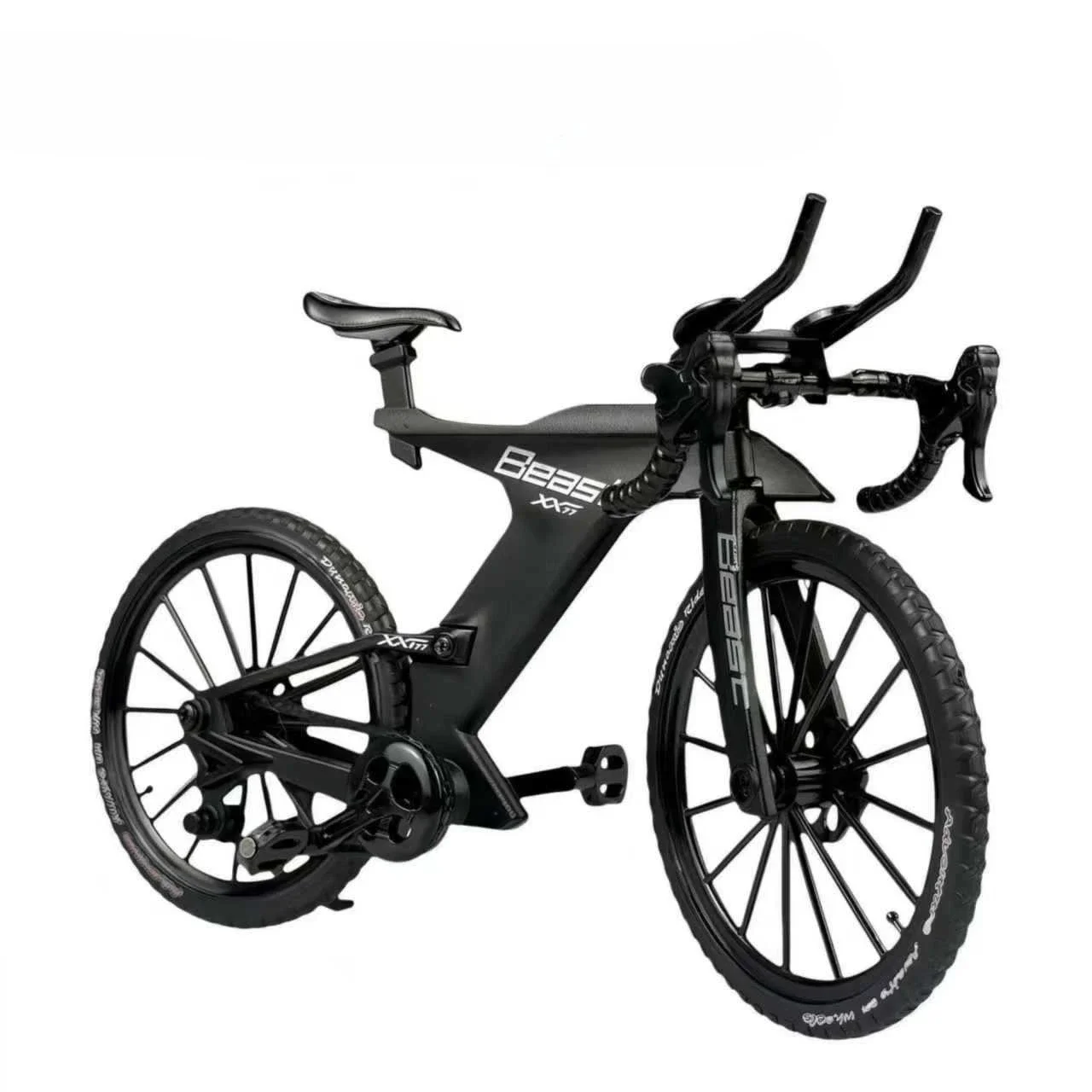  Upgrade Double Shock Absorber Rapid Descent Mountain Bike Finger Mini Bike Simulation Metal Bicycle Collection Gifts