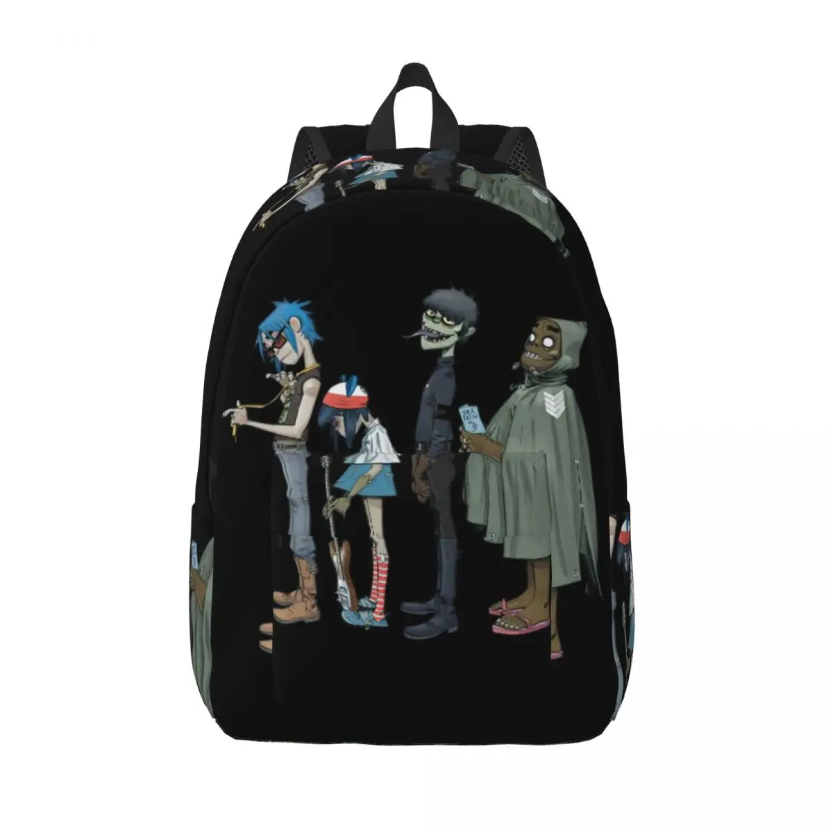 

Рюкзак Gorillaz Rock для школьников средней школы, музыкальная сумка для книг, рюкзак для подростков, уличный рюкзак