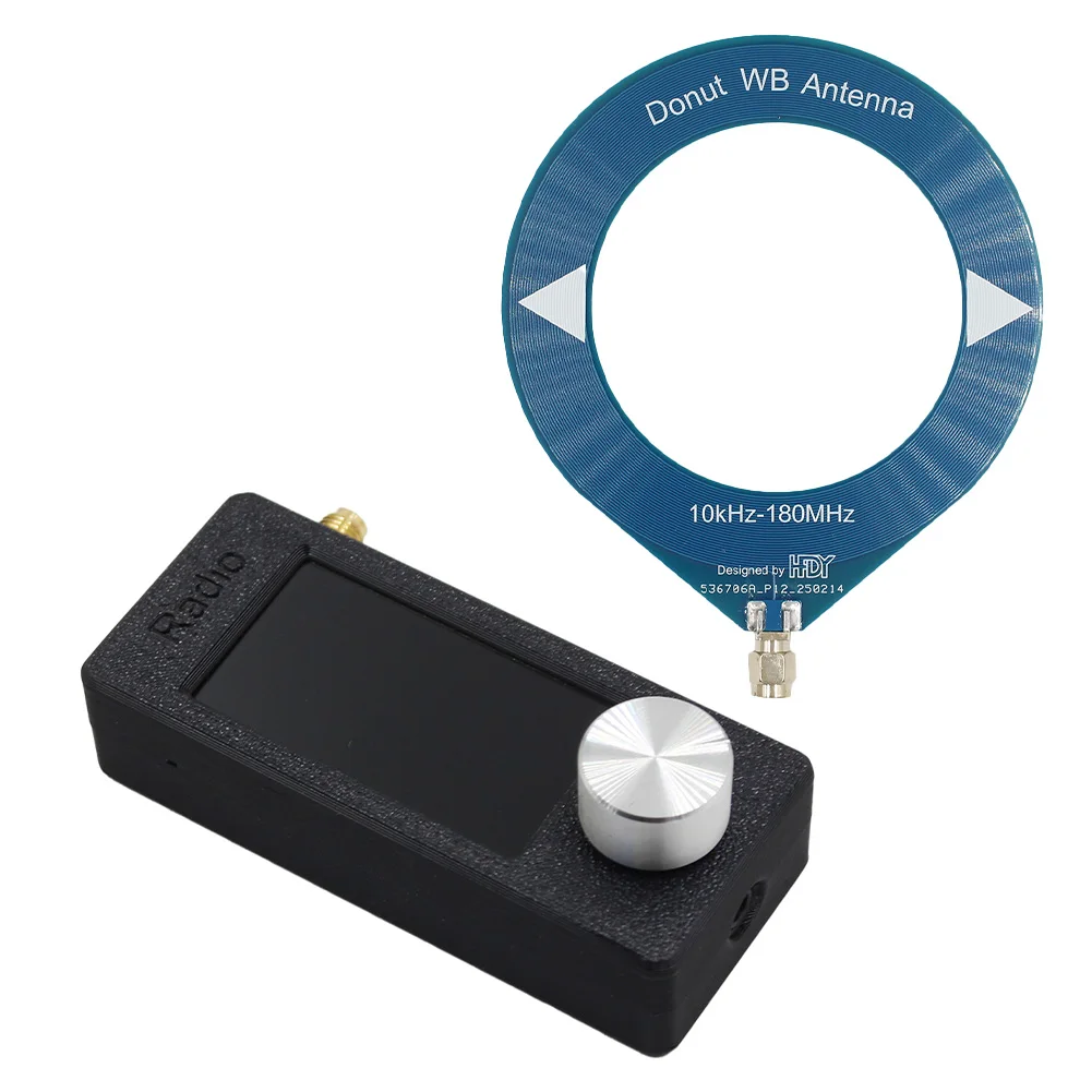 Audio Interface Pocket Size Radio Full-band Broadcasting Lightweight Design Portable Loop Antenna TYPE-C Charging