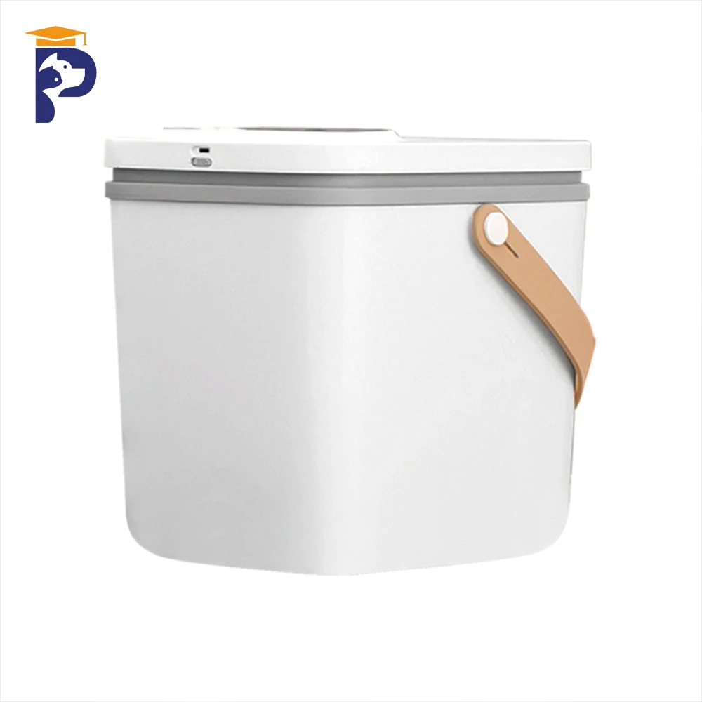 Big Smart Cat Dog Pet Food Storage Barrel Bin Airtight Pet Food Storage Container
