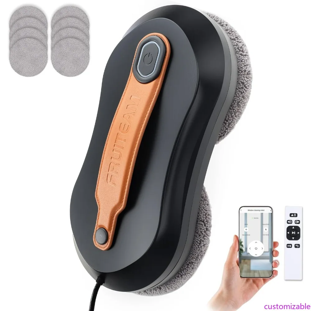 

Dual Spray Window Cleaning Robot with APP and Remote Control, Automatic Cleaner for Glass Surfaces