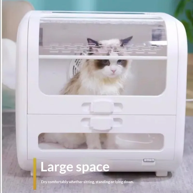 

Smart Pet Drying Box Cat & Dog Automatic Dryer with Overheat Protection Non-Boom Type Electric Household Bathing Blow Dryer