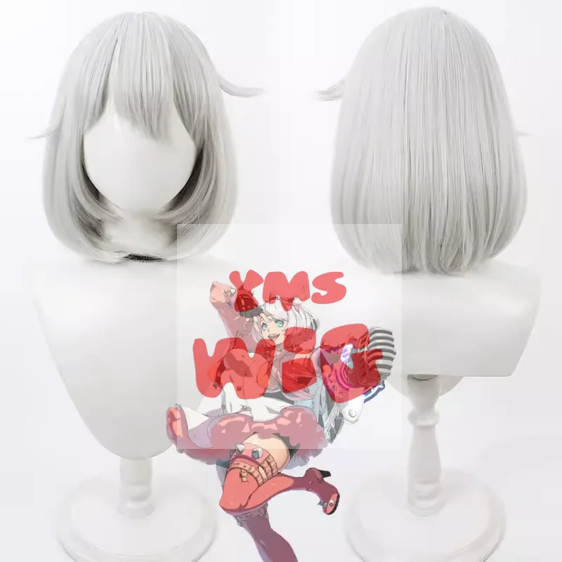 

Guilty Gear Elphelt Валентина Косплей Парик Короткие Серые Боб Термостойкие Синтетические Волосы Хэллоуин Ролевые Игры Вечеринка Карнавал + Бесплатно