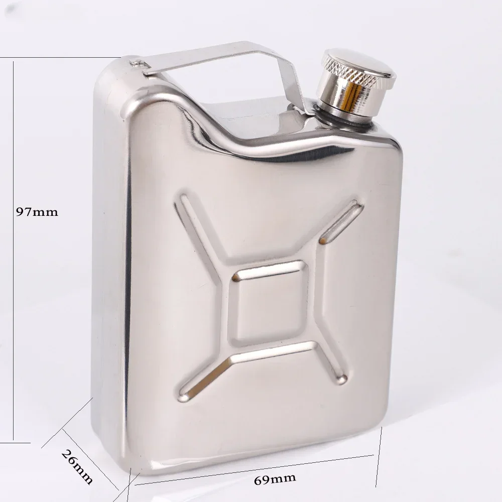 1PC Portable High Quality Wine Whisky Pot Bottle Hip Flasks Drinker Alcohol Bottle Drinkware Stainless Steel Water Reservoir