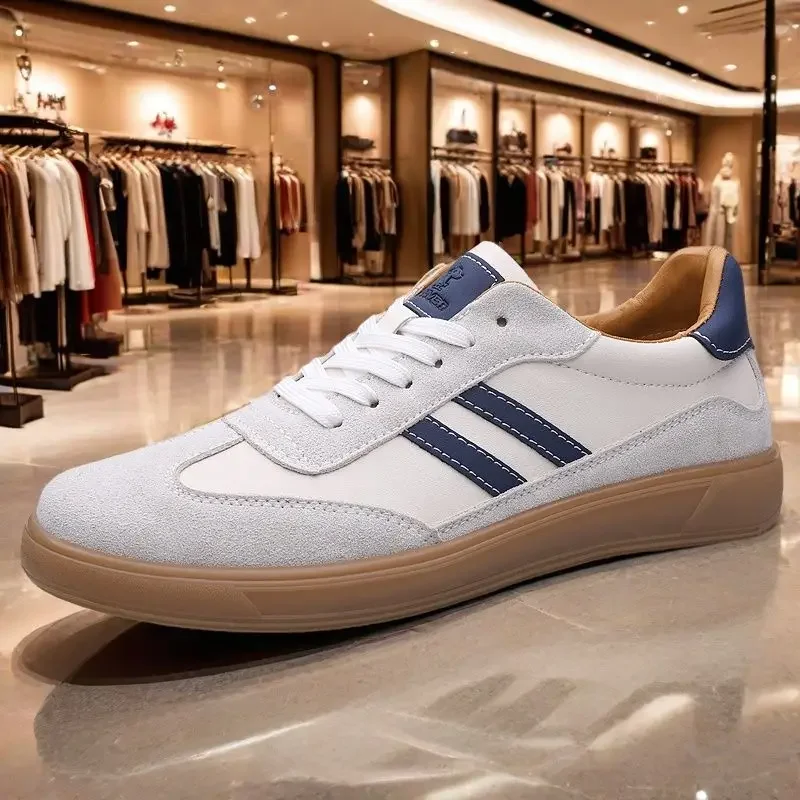 Klassische Designer-Schuhe für Herren, flache Turnschuhe, hochwertige Freizeit-Sportschuhe, Herren-Trainer, rutschfeste Herren-Skateboard-Schuhe für den Außenbereich – Detail 2