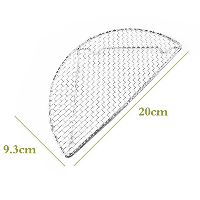 ตะแกรงเทมปุระทอดแบบตาข่ายทำจากสเตนเลสสตีลตะแกรงตะแกรงทอดไก่แบบญี่ปุ่น