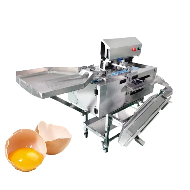 Eggshell Breaking Machine Egg Yolk Protein Separator Eggshell Separating Egg Cracking Machine