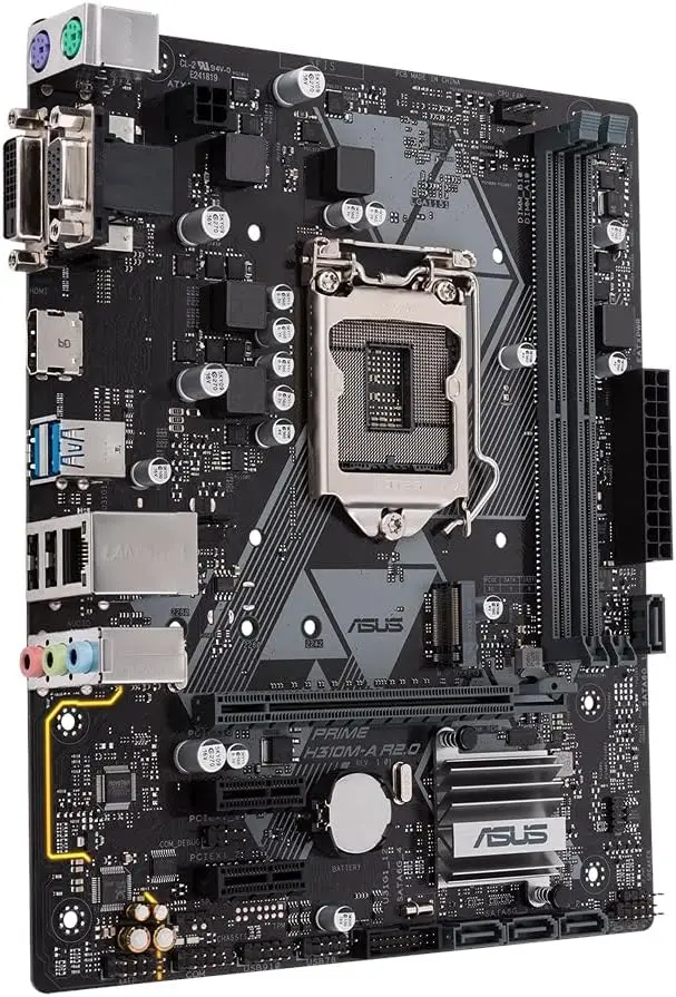 Imagem -02 - Asus-placa-mãe H310m-a Lga 1151 Intel H310 I38100 I39300 I5-8500 I5-9400f Cpu x Ddr4 32gb Micro Atx