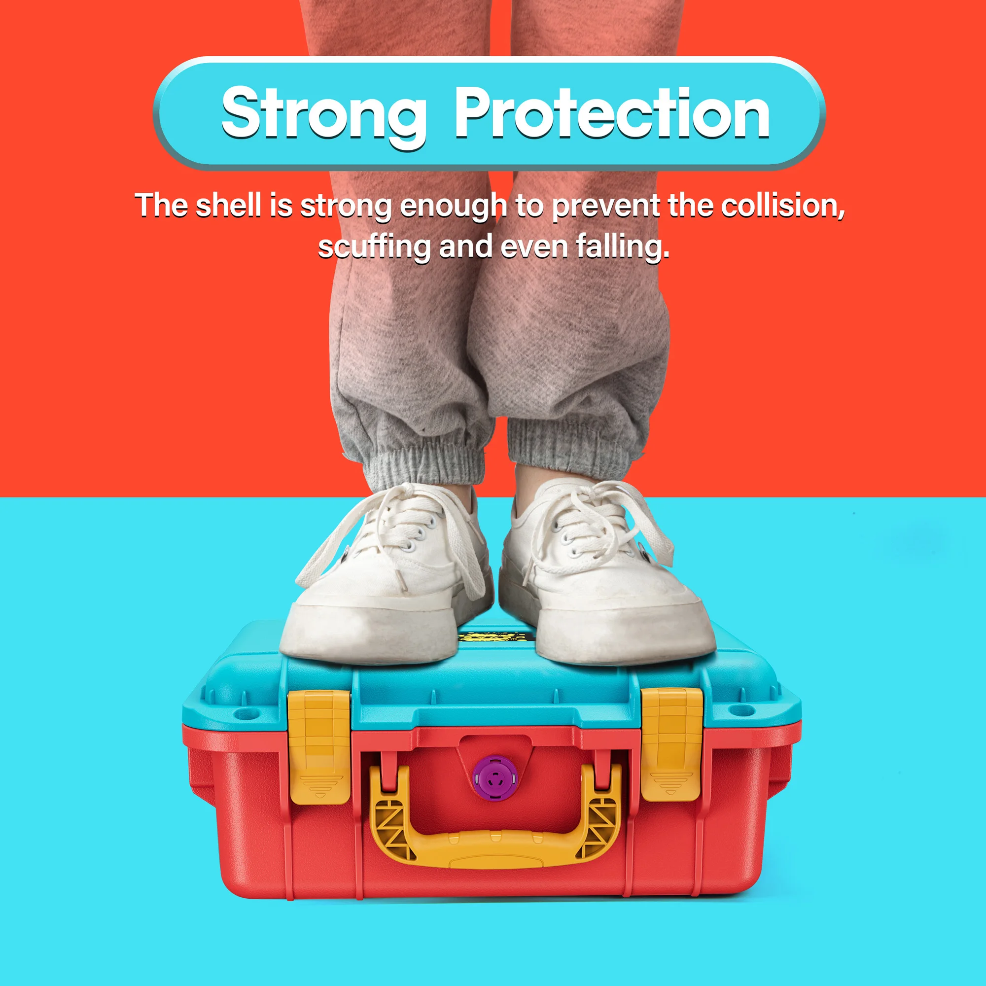 DEVASO Switch Nintendo Storage Box Game Console Suitcase Outdoor Safety Waterproof Box Storage Bag Accessories