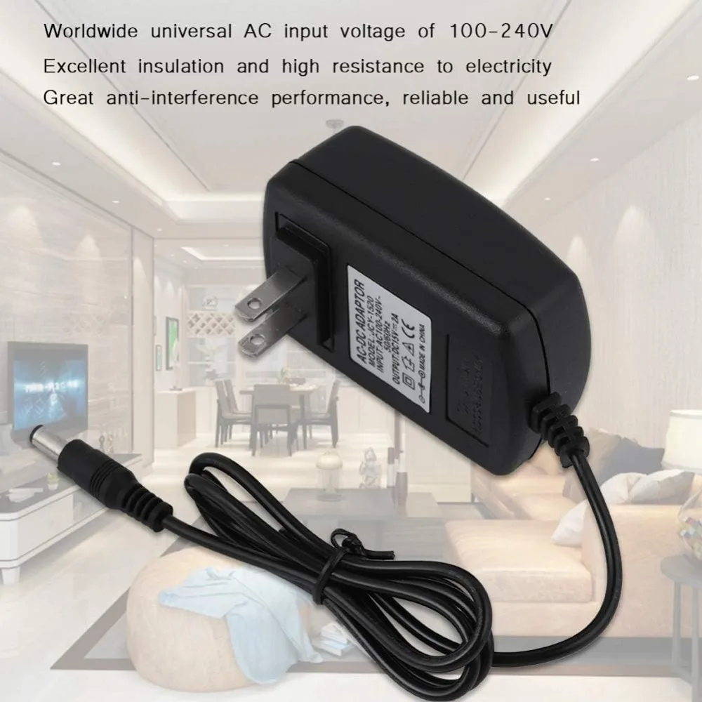 

15V 2A Power Adapter AC/DC Power Charger Universal TV 2.5-inch Mobile Hard Drive Mobile DVD TV Box Audio and Video Equipment
