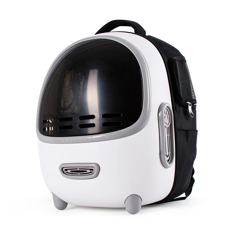 

Pet Outing Bag, Cat Breathable Space Capsule, Double Shoulder Pet, Large Capacity Cat Bag.