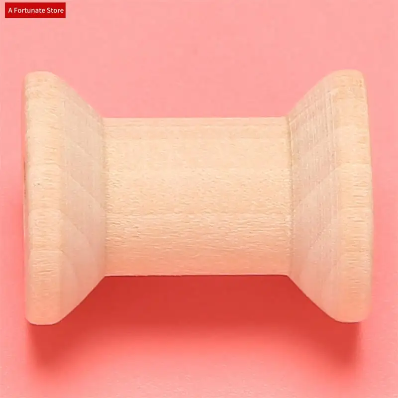 

20 шт. деревянные пустые катушки с нитками натурального цвета 29 мм X23 мм-A78G