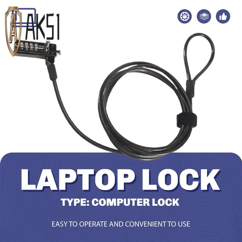 AK51-Lock per laptop Lucchetto per PC con foro per serratura piccolo 7000 3X5mm Adatto per DELL Alien Spirit Più masterizzazione