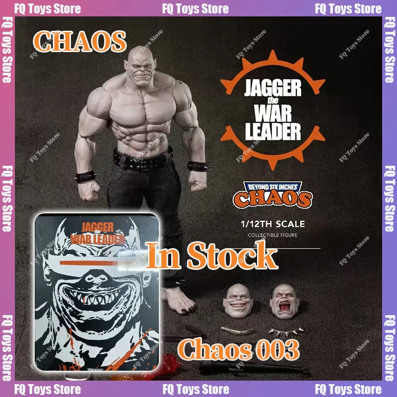 En Stock CHAOS Chaos-003 1/12 Jagger, el Líder de la Guerra, Figura de Acción de Batman, Anime, Juguete, Modelo, Regalo, PVC, Coleccionable