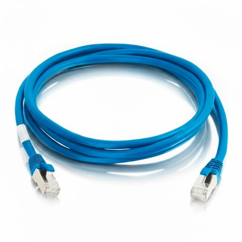 

C2G 757120008033 15-футовый сетевой патч-кабель Ethernet CAT6 — Snagless — экранированный (STP) — 1 штекер RJ-45 — 1x — используемый, как новый