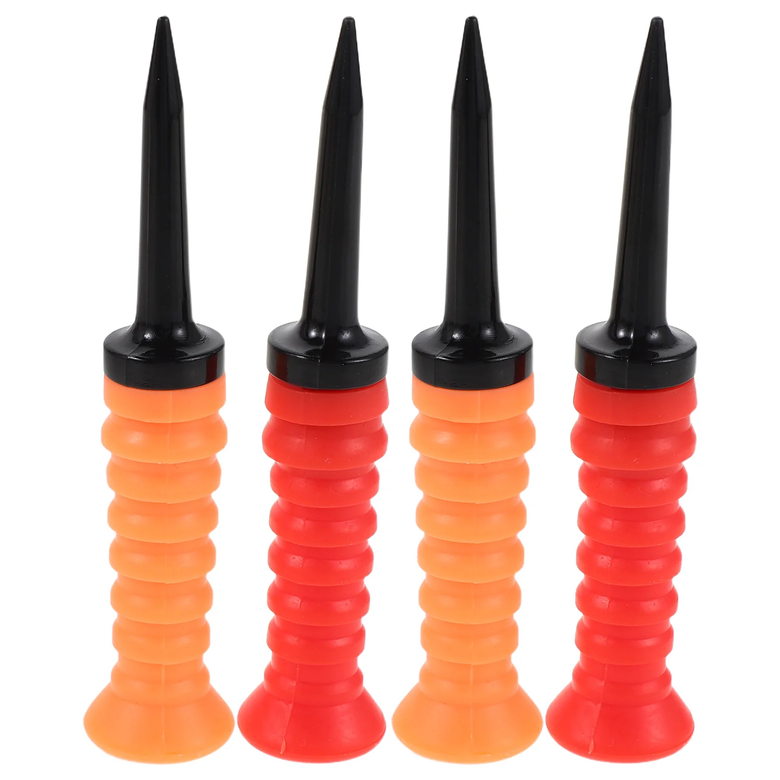 

4Pcs High Visibility Golf Tees Plastic Flexible Elastic Limit Vibration Reduction Golf Mat Tees for Indoor Outdoor Practice
