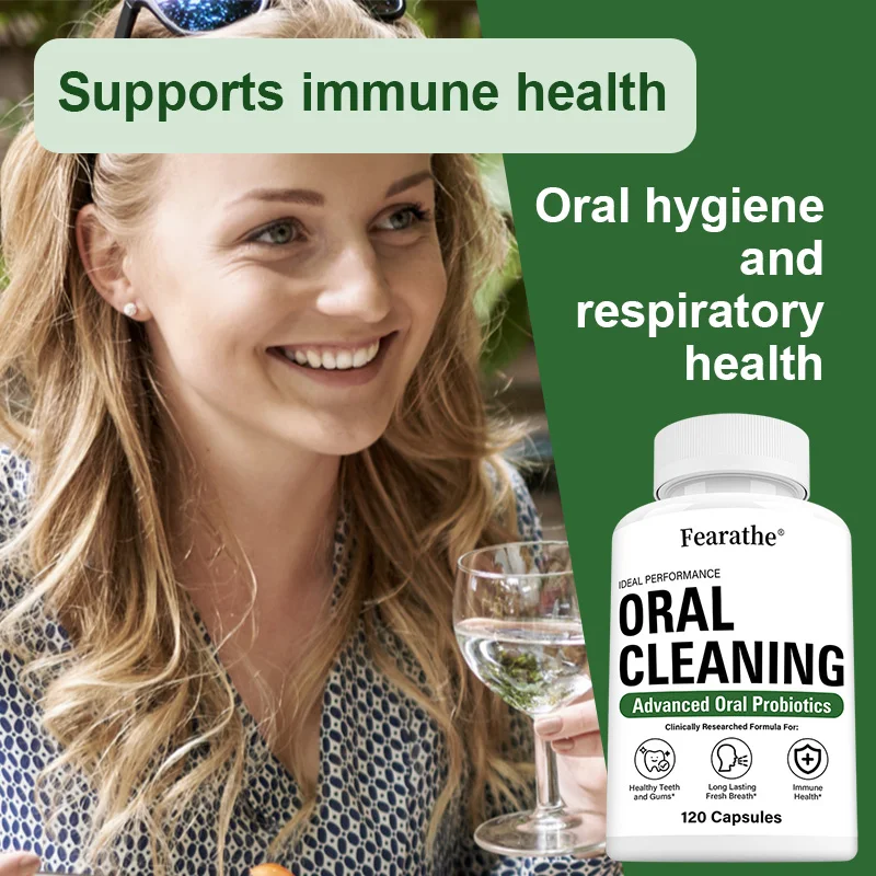 Probiotiques buccaux - Nettoyage buccal prévenir la carie dentaire pour une mauvaise haleine, soutient la santé des dents et des gencives, la santé immunitaire