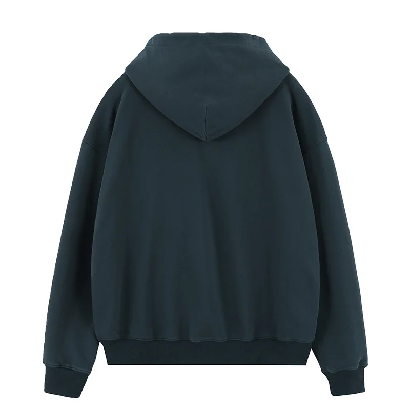 Cloth craft hooded zipper sweater jacket