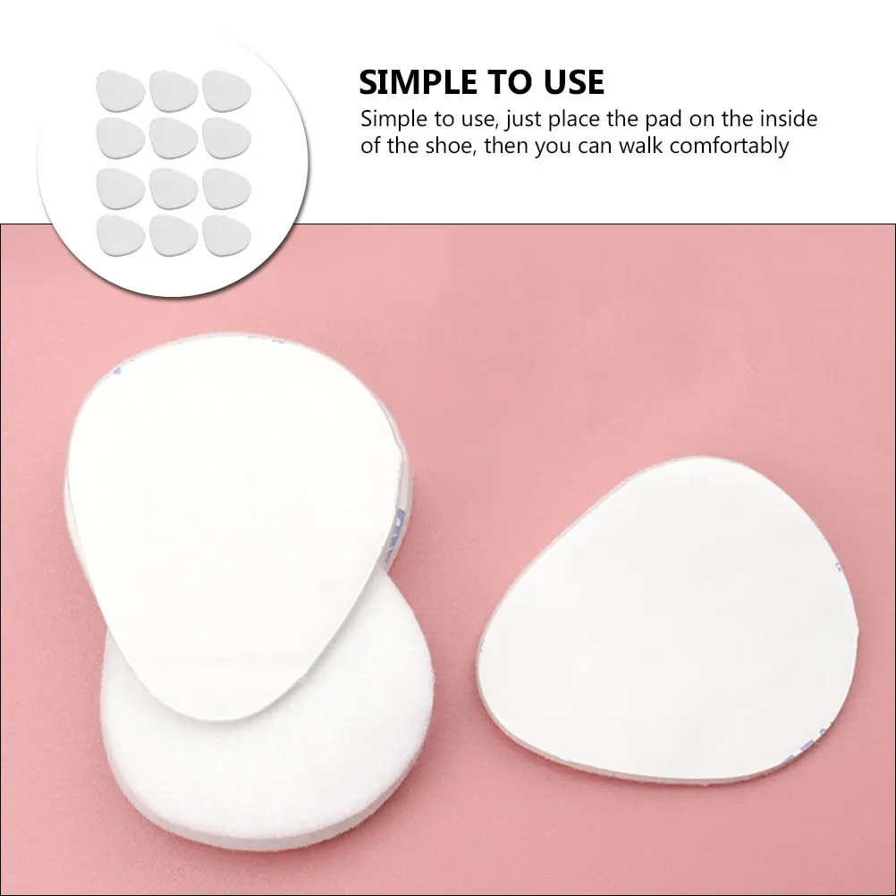 

6pcs Front Palms High Heel Insoles Forefoot Cushions Foot Pads Shoe Half Inserts Invisible Anti-Slip Orthotic Painless Foot