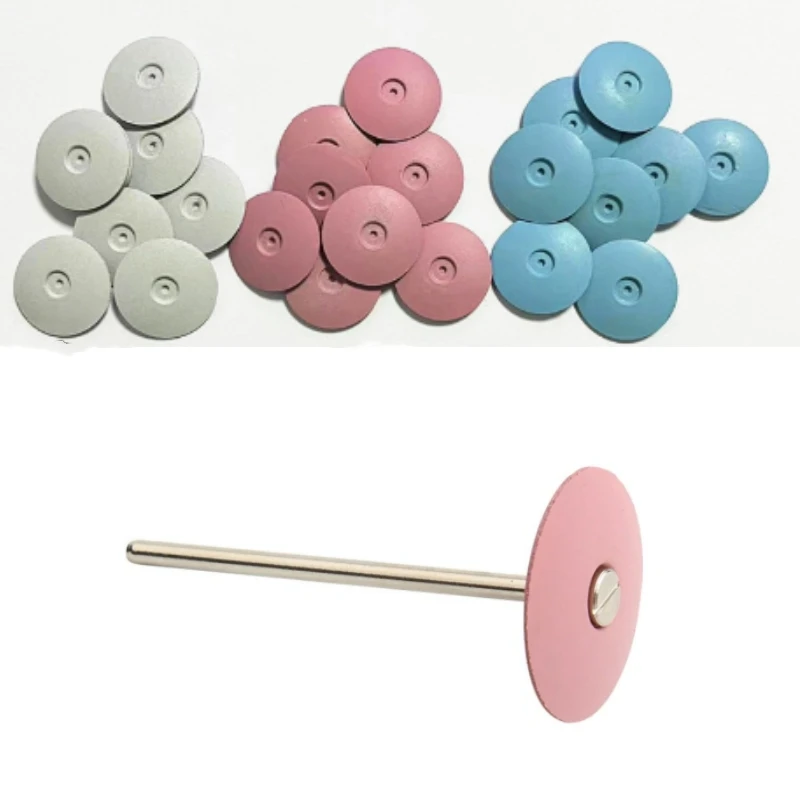 20PCS Silicone Polishing Wheel Disc Durable Grinding Head Coarse /Medium /Fine for Ceramics Porcelain Polishing