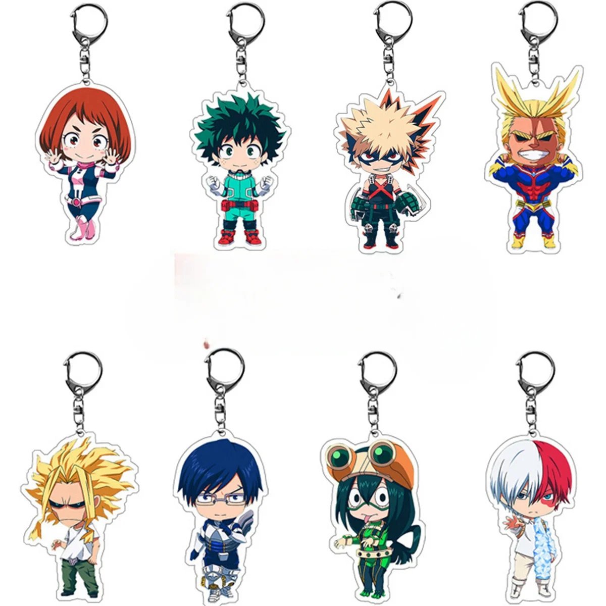 Anime GOODS Acrylic Keychain cute y2k My Hero Academia keychain for bag keys car key bag backpack collection display accessories