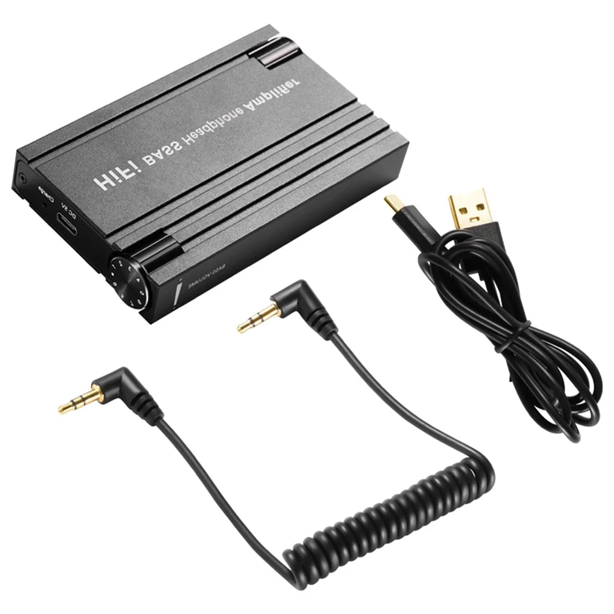 A51I HiFi BASS مضخم ضوت سماعات الأذن 16-600Ω سماعة أمبير قابلة للشحن 3.5 مللي متر AUX مدخلات الإخراج مع التحكم في مستوى الصوت للهواتف