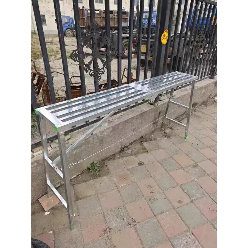 مقعد حصان محمول من الفولاذ قابل للتعديل بارتفاع سميك لسلامة العمل على ارتفاعات عالية