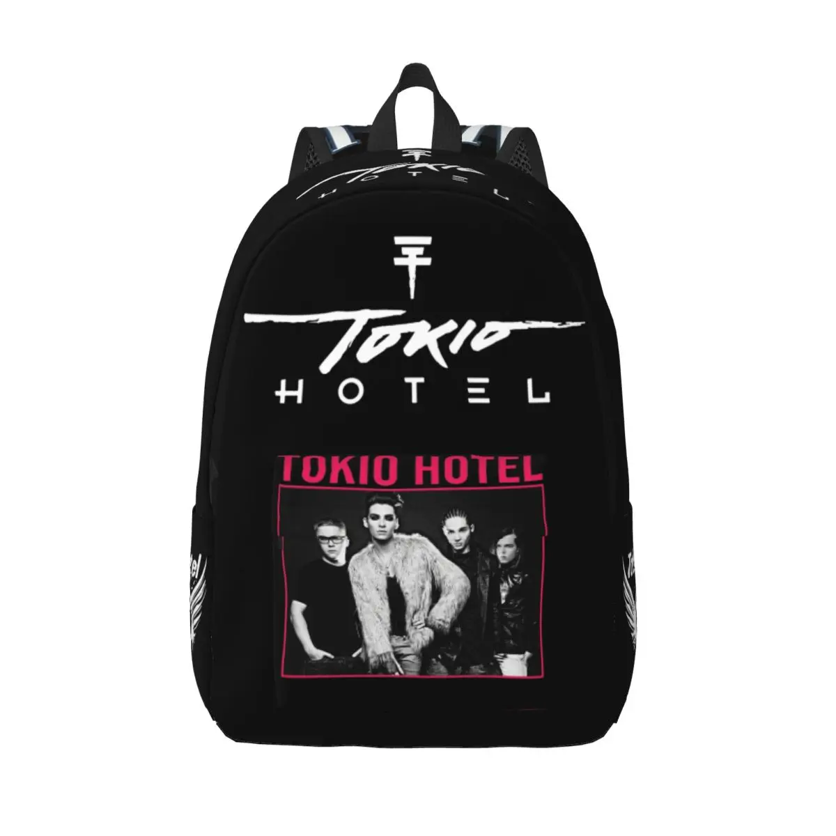 Tokio Hotel Logo Backpack for Men Women Casual Student Business Daypack Rock Music Laptop Computer Canvas Bags Sports