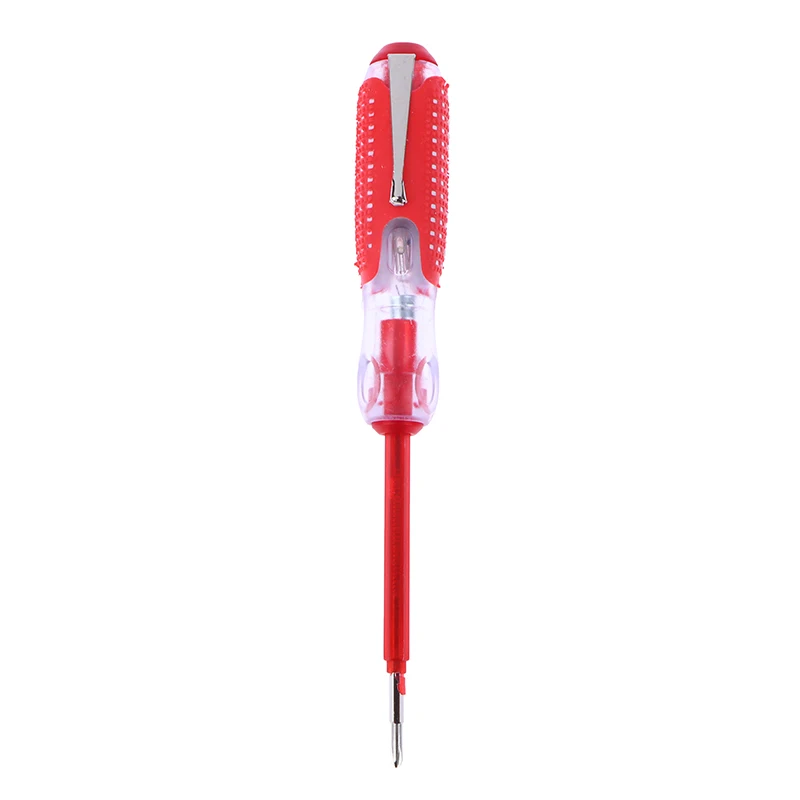 1pcs Red 100-220V Voltage Indicator Cross & Slotted Screwdriver Electric Test Pen Tools