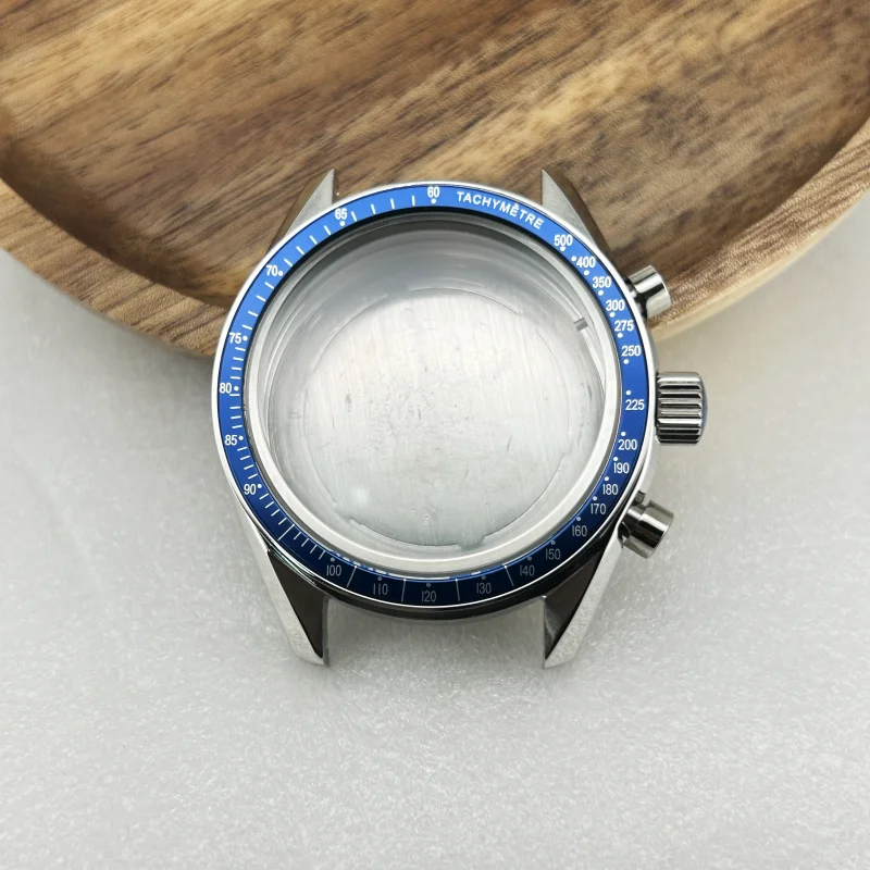 

Multifunctional 40mm Speedmaster Watch Case Suitable Fit Omg VK64/63 Quartz Movement 20mm Stainless Steel Watchband Watch Case