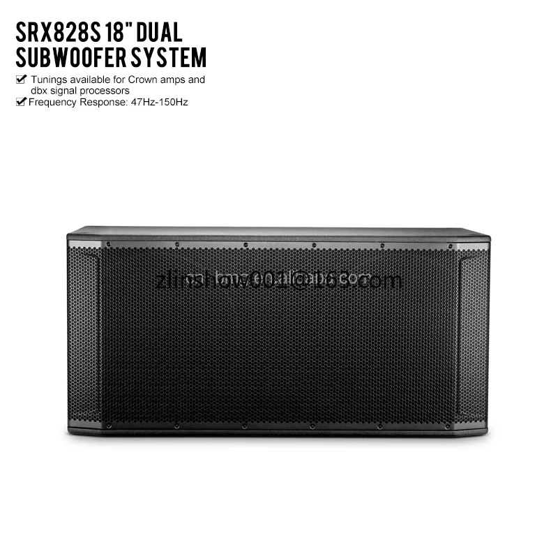 Best selling SRX828S 18 inch plywood dj active high power subwoofer for car SRX 828 Passive Subwoofer System