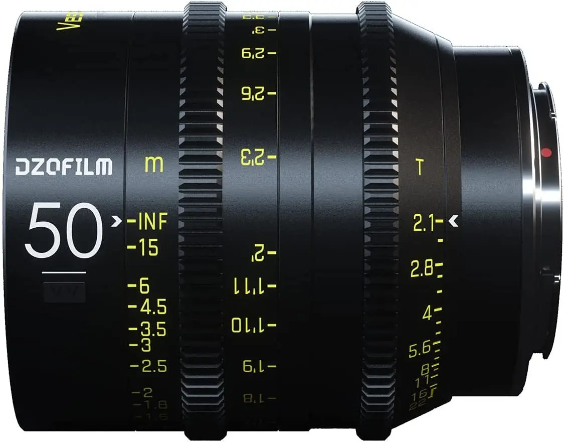 DZOFILM Vespid Prime 50mm T2.1 Cinema Lens for Full-Frame/Vista Vision Camera, EF-Mount