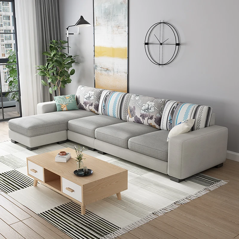 Arm Sectional Living Room Sofas Lazy Office Lounge Corner Sofa Chair Accent Nordic Floor Modern Muebles Furniture WWH5SY