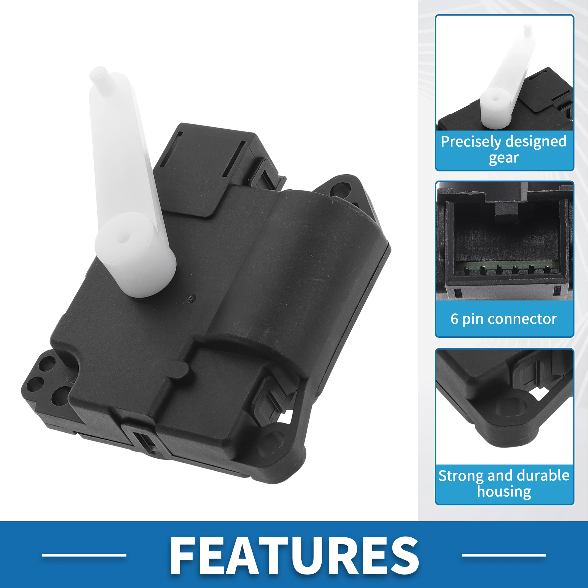 UXCELL No.9W1Z19E616B HVAC Heater Blend Door Actuator for Lincoln Town Car 2003-2011 view 3
