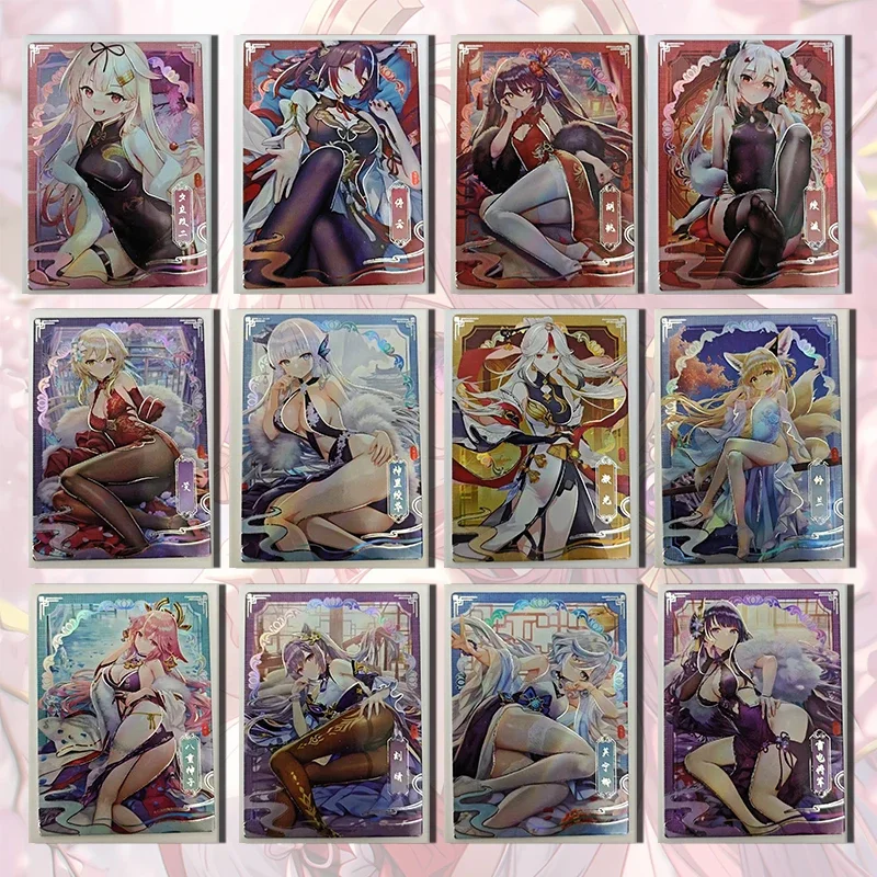 

Goddess Story Love of the stars ZR card Raiden Shogun Keqing Ningguang Tingyun Kamisato Ayaka boy Toy collection Birthday gifts