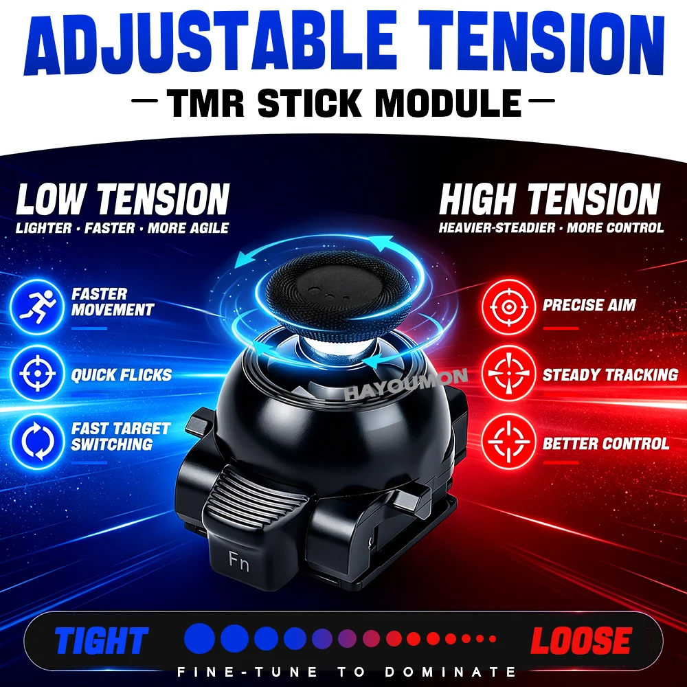 Neues, einstellbares Anti-Drift-TMR-Joystick-Plug&Play-Thumb-Stick-Modul für PS5 Edge Controller – Upgrade- und Reparaturzubehör – Detail 4