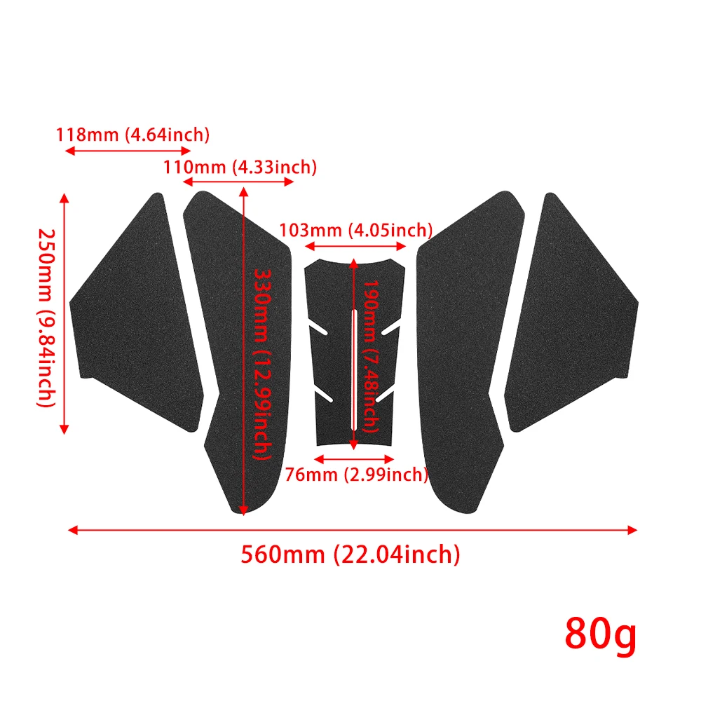 Motorcycle Side Tank Pad Decals For Honda CBR1000RR 2017 2018 2019 2020 Accessories Knee Grip Traction Sticker Protection