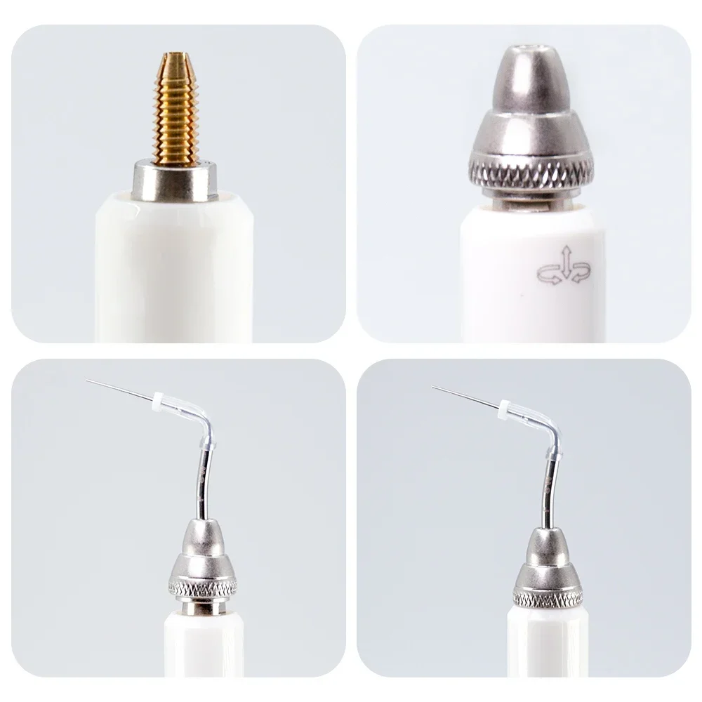 تعزيز علاج قناة الجذر باستخدام نظام obturation الأسنان اللاسلكي. قلم تسخين لاسلكي + 2 نصائح. ارتفاع سريع 0.2 ثانية. #4