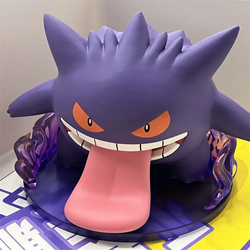 Funism New Genuine 14cm Pokemon Spoof Gengar Handmade Model Decoration Pvc Desktop Collectible Chidren Peripheral Toy Gift Stock