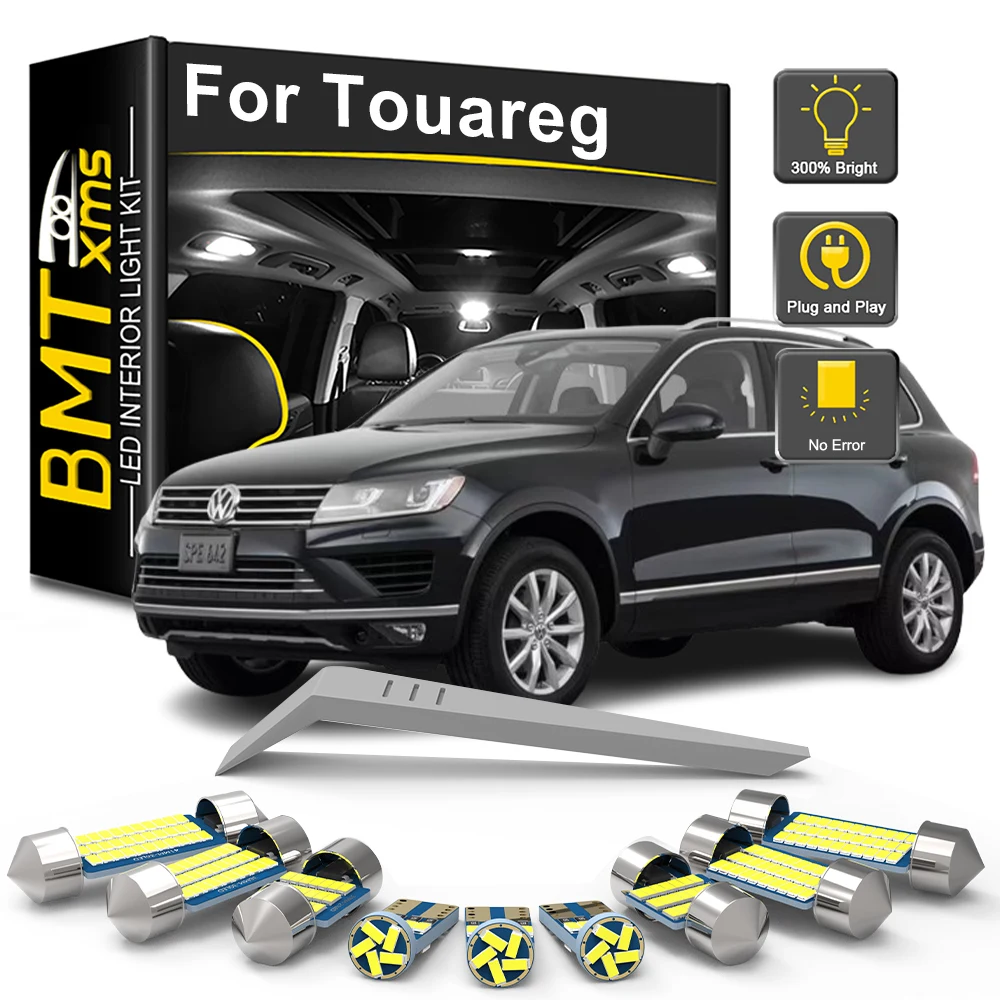 BMTxms For Volkswagen VW SUV Tiguan 5N AD1 Touareg 7L 7LA 7L6 7L7 7P 7P5 7P6 T-CROSS C11 T-ROC A11 Canbus LED Interior Light Kit