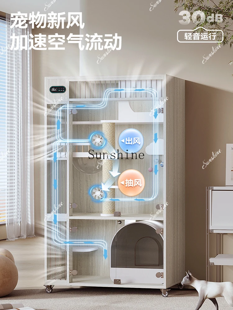 

Smart cage home interior customization large space cat house simple FT