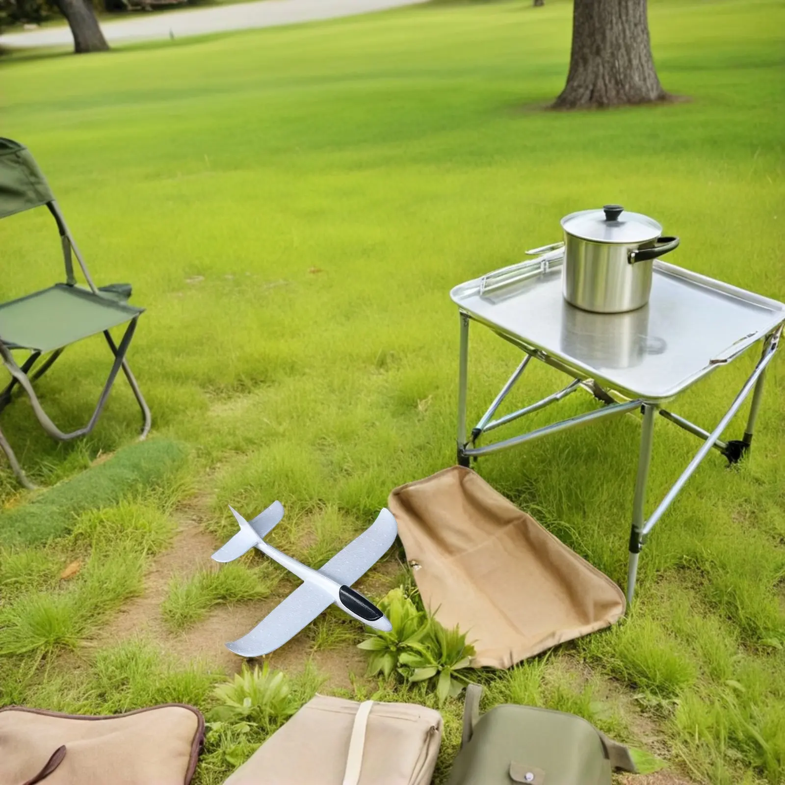 

2Pcs Foam Airplane DIY Painting Hand Throwing Glider for Home Birthday Airplane Toy Manual Throwing Plane